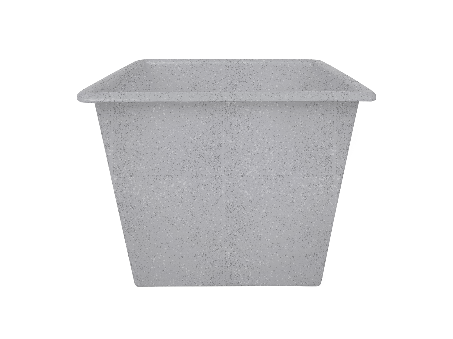 Multi-purpose Straight Sided Feed Bin, no wheels - mottle grey