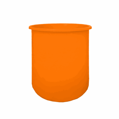 Multi-purpose Straight Sided Hay/Feed Bin - orange